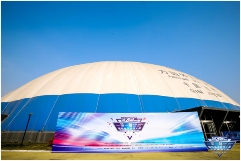膠州方圓體育中心采用艾爾兄弟氣膜建筑，助力電子事業(yè)高速發(fā)展