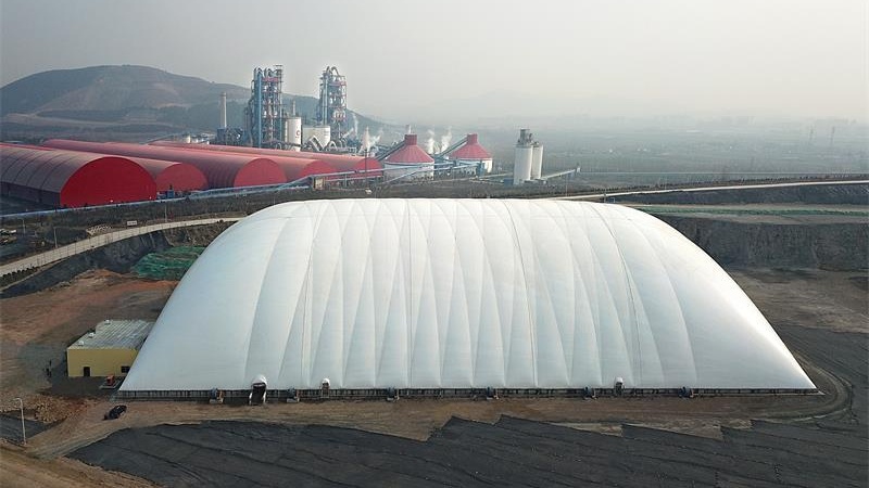 煤場(chǎng)環(huán)保全封閉用哪種建筑形式好？