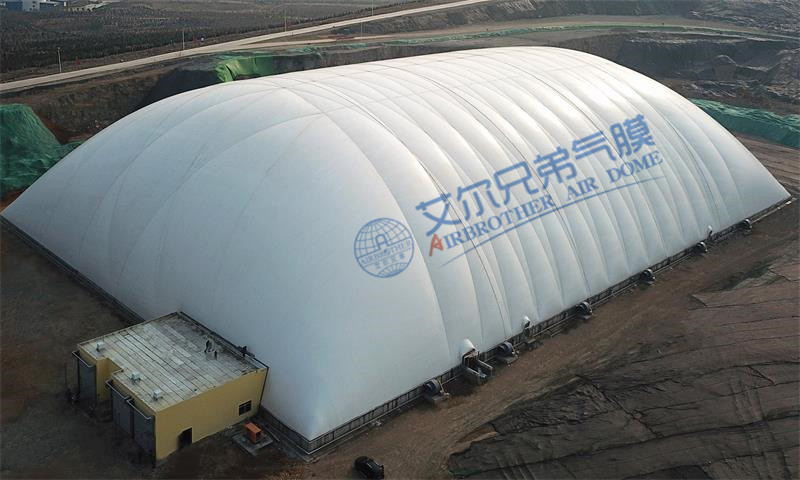 環(huán)保行動在即，氣膜煤棚助力儲煤建筑建設