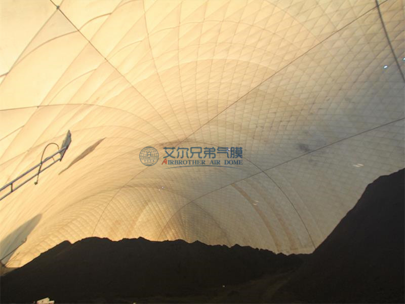 氣膜儲(chǔ)煤倉內(nèi)部