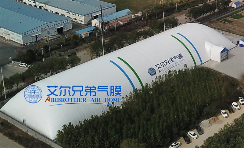 氣膜煤棚給煤場披綠裝，安全又環(huán)保