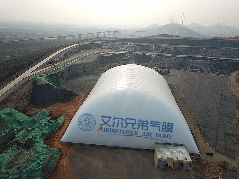 建設(shè)氣膜煤場推進企業(yè)儲煤場綠色發(fā)展