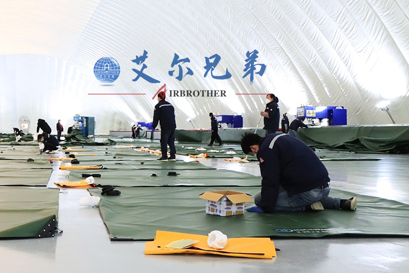 氣膜工業(yè)廠房安裝不受場地限制，配置齊全